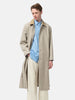AURALEE Wool Max Canvas Coat Top Gray Beige, Coats