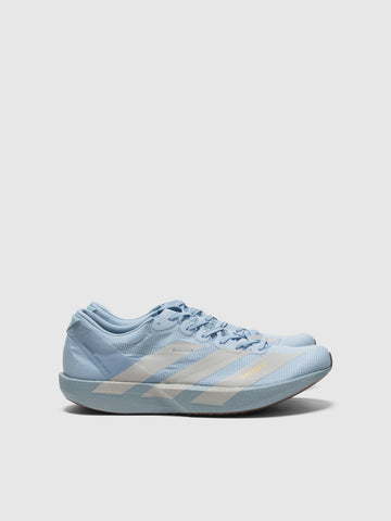 adidas x SATISFY ADIZERO ADIOS Easy Blue/Pearl Metallic, Sneakers