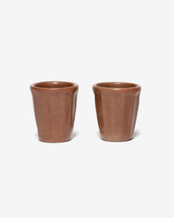 Apapacho Espresso Cup (Pair) Clay & Beeswax Natural, Home Goods