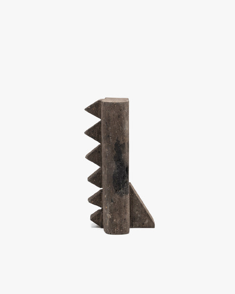 Apapacho World Book End Aztec Volcanic Rock Black, Home Goods