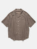 AURALEE Airy Light Cotton Check Half Sleeved Shirt, Shirts