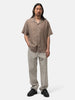 AURALEE Airy Light Cotton Check Half Sleeved Shirt, Shirts