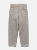 AURALEE Faded Hard Twist Brown Denim Wide Pants Light Gray, Jeans