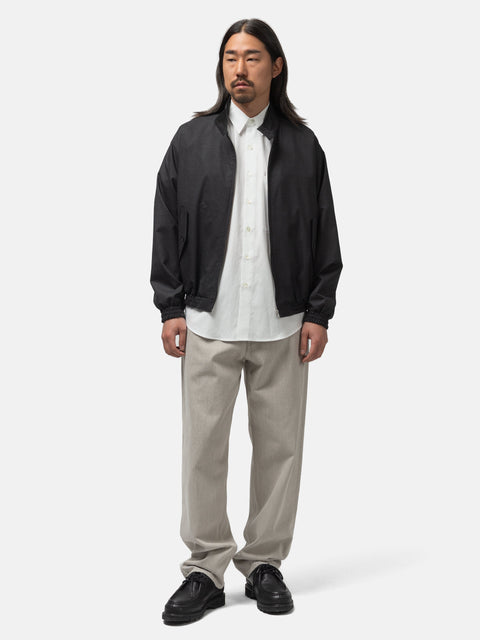 AURALEE Faded Hard Twist Brown Denim Wide Pants Light Gray, Jeans