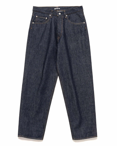 AURALEE Hard Twist Denim Wide Pants Indigo, Bottoms