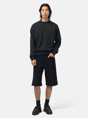 AURALEE High Twist Light Sweat P/O Ink Black, Sweatshirts