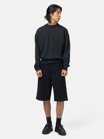 AURALEE High Twist Light Sweat P/O Ink Black, Sweatshirts