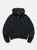 AURALEE High Twist Light Sweat Zip Parka Ink Black, Hoodies