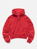 AURALEE High Twist Light Sweat Zip Parka  Red, Hoodies