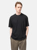 AURALEE Seamless Crewneck Tee Top Black, T-Shirts