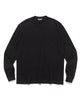 AURALEE Seamless L/S Tee Black, Sweaters