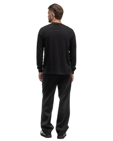 AURALEE Seamless L/S Tee Black, Sweaters