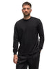 AURALEE Seamless L/S Tee Black, Sweaters