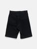 AURALEE Silk Nep Denim 5P Wide Shorts Black, Shorts