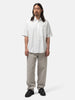 AURALEE Washed Finx Twill Big Half Sleeved Shirt White, Shirts