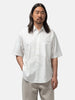 AURALEE Washed Finx Twill Big Half Sleeved Shirt White, Shirts