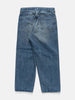 BEAMS 5 Pockets Damage Denim Indigo Used, Jeans