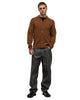 BEAMS Alpaca Mix Polo Cardigan Light Brown, Knits