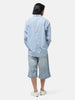 BEAMS Back Button Shirt Blue, Shirts