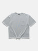 BEAMS Back Stitch TEE Grey, T-Shirts