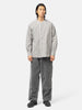 BEAMS Baseball Stripe Shirt Grey, Shirts