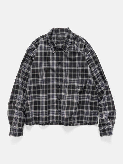 BEAMS Check Short Shirt Black, Shirts