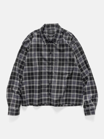 BEAMS Check Short Shirt Black, Shirts