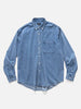 BEAMS Denim Button Down Indigo, Shirts