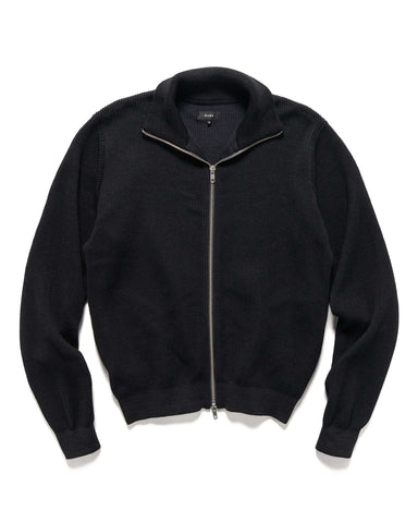 BEAMS Drivers Cardigan Black, Knits