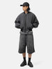 BEAMS Fade Bomber Jacket Black, Bomber Jackets