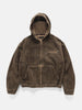 BEAMS Faded Corduroy Hooded Blouson Brown, Jackets