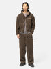 BEAMS Faded Corduroy Hooded Blouson Brown, Jackets