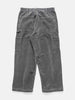 BEAMS Double Knee Corduroy Work Pants Charcoal Grey, Pants