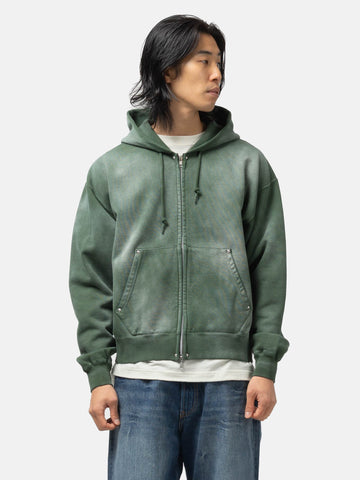 BEAMS Fade Rivet Hoodie Fade Green, Hoodies