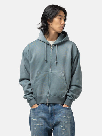 BEAMS Fade Rivet Hoodie Fade Grey, Hoodies
