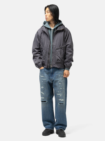 BEAMS Garment Dye Hooded Blouson Black, Jackets