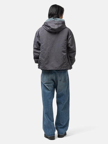 BEAMS Garment Dye Hooded Blouson Black, Jackets