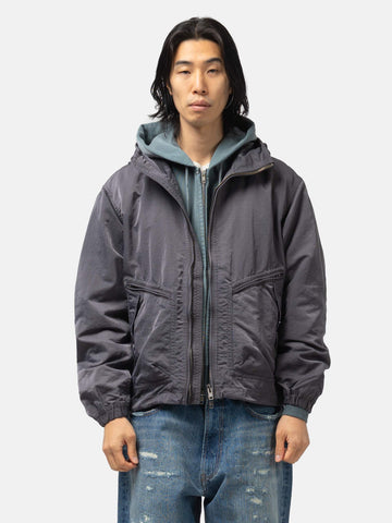 BEAMS Garment Dye Hooded Blouson Black, Jackets