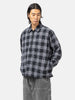 BEAMS Half Zip Pullover Shirt Black Check, Shirts