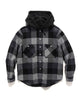 BEAMS Hood Nel Check Black, Sweaters