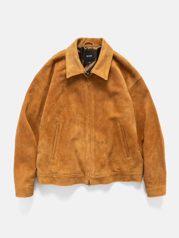 BEAMS Suede Zip Blouson Lt. Brown, Leather Jackets