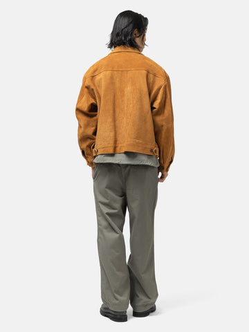 BEAMS Suede Zip Blouson Lt. Brown, Leather Jackets