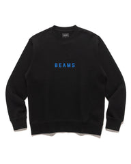 BEAMS BEAMS Logo Sweatshirt Black, Sweaters