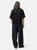 BEAMS Mesh Open Collar Shirt Black, Shirts