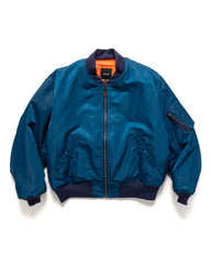 BEAMS Mil Type MA-1 Puff Jacket Navy, Outerwear