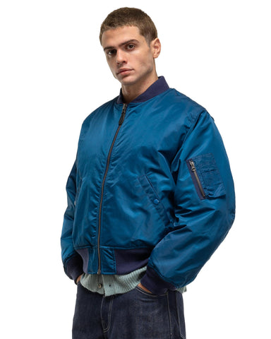 BEAMS Mil Type MA-1 Puff Jacket Navy, Outerwear