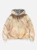 BEAMS Mock Print Hoodie Fade Beige, Hoodies
