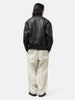 BEAMS Pocket Leather Blouson Black, Leather Jackets
