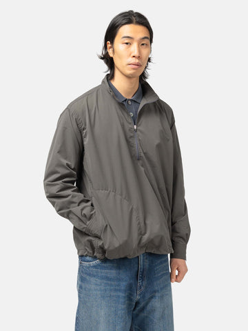 BEAMS Tech Stand Pullover Charcoal Grey, Jackets