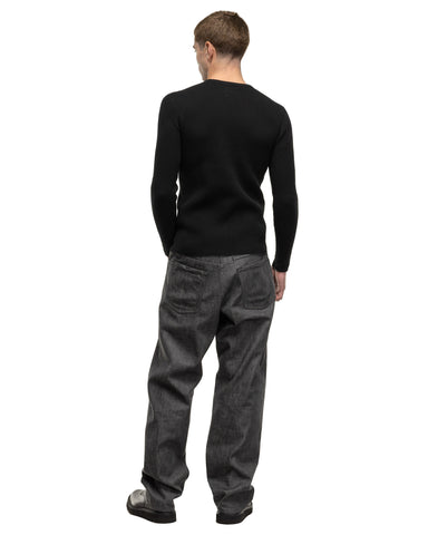 BEAMS Thermal Crew Neck Black, Sweaters